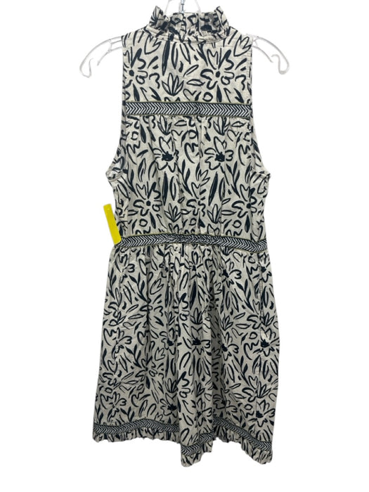 Elizabeth James the Label Size S Cream White & Black Missing Fabric Tag Dress Cream White & Black / S