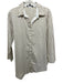 Lafayette 148 Size S White & Beige Cotton Blend Gingham Long Sleeve Shirt Top White & Beige / S