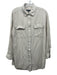 Rag & Bone Size M White & Beige Modal Blend Striped Long Sleeve Button Up Dress White & Beige / M
