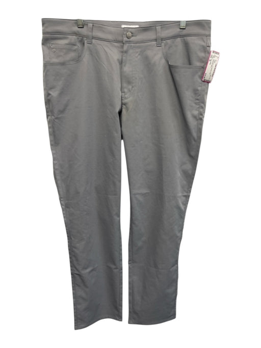 Peter Millar Size 36 Light Gray Polyester Solid Men's Pants Light Gray / 36