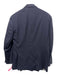 Samuelson Navy Blue Wool Solid 2 Button Men's Suit Navy Blue / 44