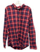 Barbour Size L Red, White & Blue Cotton Plaid Button up Men's Long Sleeve Shirt Red, White & Blue / L