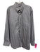 J. McLaughlin Size XL Brown, Blue & White Cotton Plaid Men's Long Sleeve Shirt Brown, Blue & White / XL
