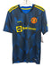 Adidas Size M Blue & Yellow Jersey Men's Short Sleeve Blue & Yellow / M