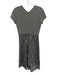 Stella McCartney Size 40 Gray & Black Wool Blend Knit Houndstooth Dress Gray & Black / 40