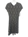Stella McCartney Size 40 Gray & Black Wool Blend Knit Houndstooth Dress Gray & Black / 40