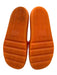 Tory Burch Shoe Size 6 Orange Rubber Jelly Logo Slip On Slide Sandals Orange / 6