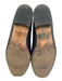 Tory Burch Shoe Size 6.5 Navy blue & green Leather & Textile Gold Buckle Loafers Navy blue & green / 6.5