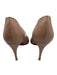 Christian Louboutin Shoe Size 37.5 Nude Beige Patent Leather Pointed Toe Pumps Nude Beige / 37.5