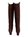 Staud Shoe Size 38.5 Brown Leather Suede Square Toe Knee High Tapered Heel Boots Brown / 38.5