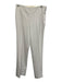 Etcetera Size 4 White Polyester Blend Side Zip Pintuck Front Mid Rise Pants White / 4
