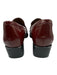 Donald J Pliner Shoe Size 8.5 Maroon Red Patent Leather Tassel Shine Loafers Maroon Red / 8.5