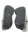 Vince Shoe Size 7.5 Silver & Black Leather Embossed Open Toe Ankle Strap Sandals Silver & Black / 7.5