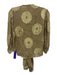 Muche Muchette Size One Size Tan & Gold Viscose Long Sleeve Wrap Maxi Skirt Set Tan & Gold / One Size