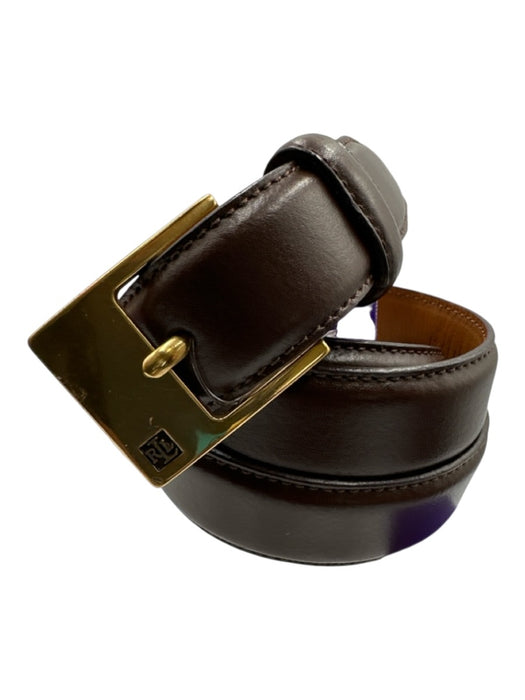 Lauren Ralph Lauren Brown Leather Gold hardware Belts Brown / M