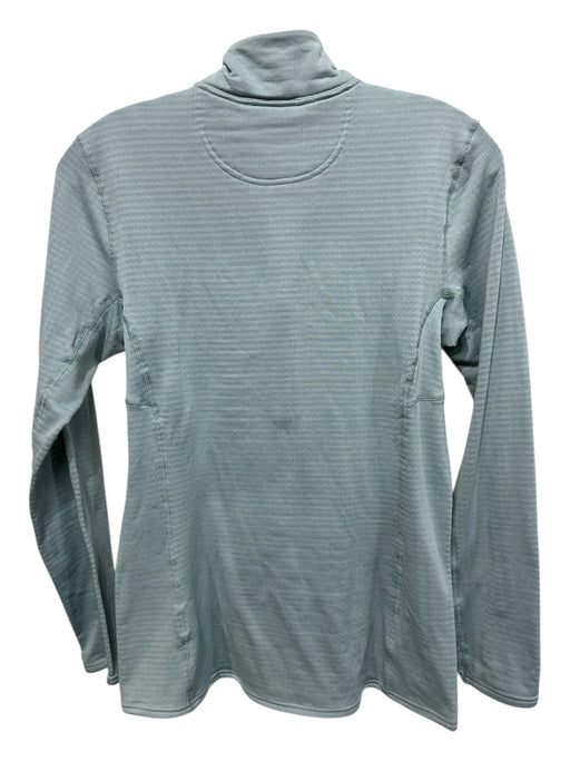Patagonia Size S Teal Recycled Polyester Blend Half Zip Ribbed Long Sleeve Top Teal / S