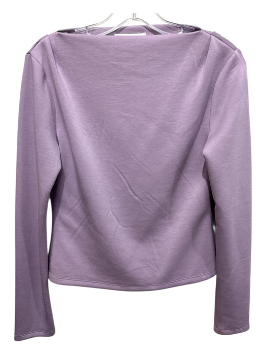 Banana Republic Size S Lavendar Rayon Blend Boat Neck Long Sleeve Solid Top Lavender.. / S