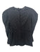 By Malene Birger Size 38 Black Cotton Textured Top Black / 38