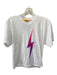 Aviator Nation Size S White, Purple, & Pink Polyester Blend Crew Neck Top White, Purple, & Pink / S