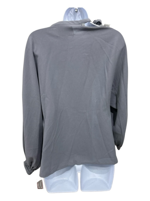 Brochu Walker Size XS Steel Blue Polyester Long Sleeve One Shoulder Top Steel Blue / XS