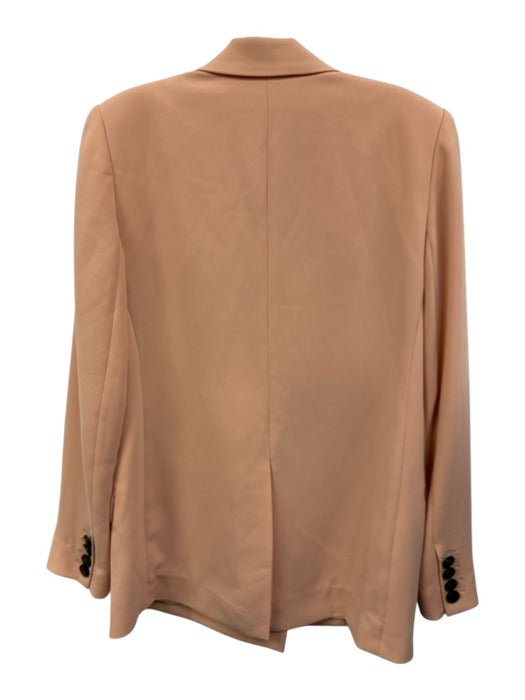 Diane Von Furstenberg Size S / 6 Peach Orange Triacetate Blend Blazer Jacket Peach Orange / S / 6