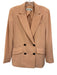 Diane Von Furstenberg Size S / 6 Peach Orange Triacetate Blend Blazer Jacket Peach Orange / S / 6