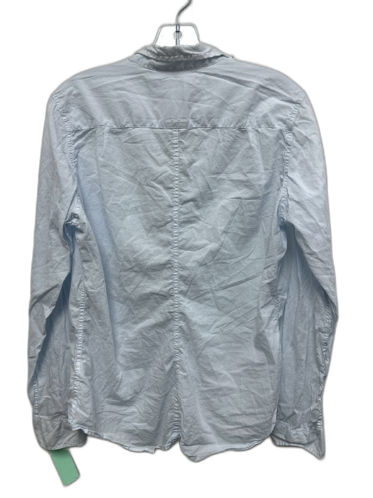 Frank & Eileen Size L Light Blue Cotton Long Sleeve Collar Button Down Top Light Blue / L
