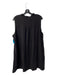 Eileen Fisher Size XL Black Silk Sleeveless Button Down Standing Collar Top Black / XL