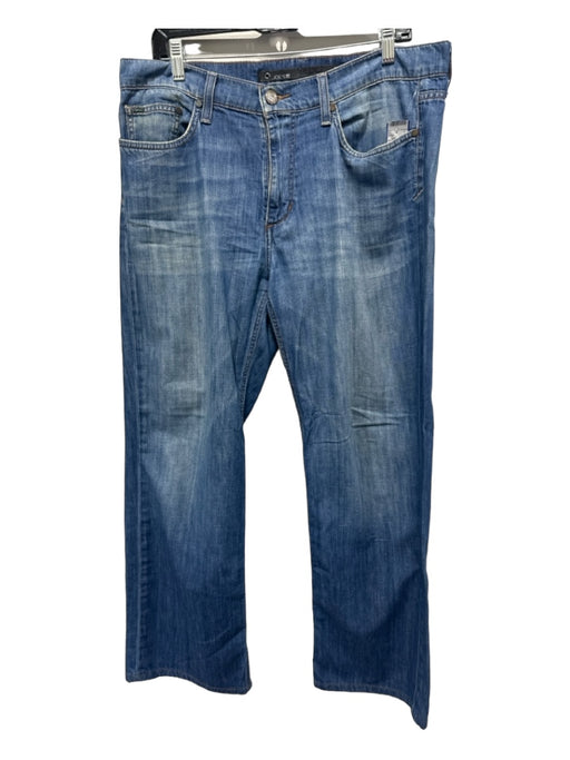 Joes Size 34 Medium Wash Cotton Jean Zip Fly Boot Cut Men's Pants 34