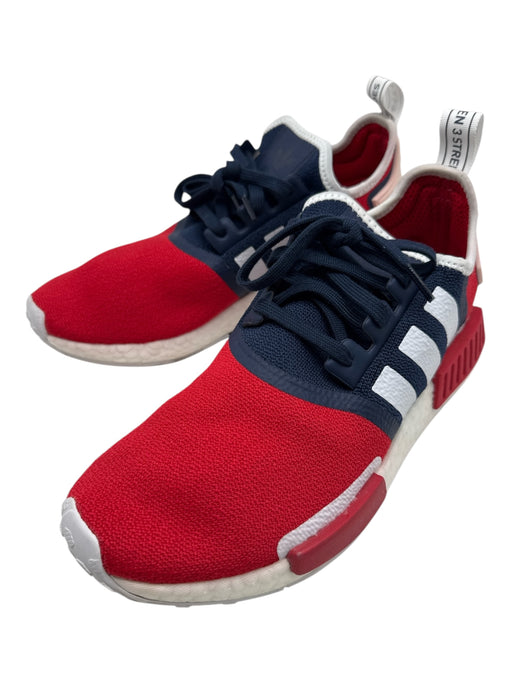 Adidas Shoe Size 9 Navy & Red Synthetic Two Tone Sneaker Men's Shoes Navy & Red / 9