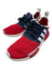 Adidas Shoe Size 9 Navy & Red Synthetic Two Tone Sneaker Men's Shoes Navy & Red / 9