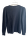 Nordstrom Size Small Black Cashmere V Neck Long Sleeve Ribbed Accents Sweater Black / Small
