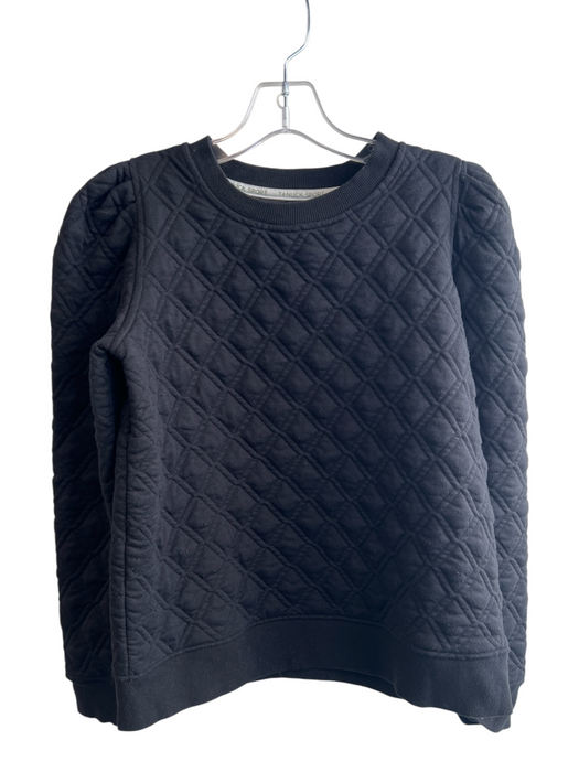 Tuckernuck Sport Size Medium Black Polyester quilt embossed Crew Neck Top Black / Medium
