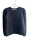 Tuckernuck Sport Size Medium Black Polyester quilt embossed Crew Neck Top Black / Medium