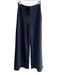 Spanx Size Medium Black Modal Blend Stretch Waist Drawstring Wide Leg Sweatpants Black / Medium