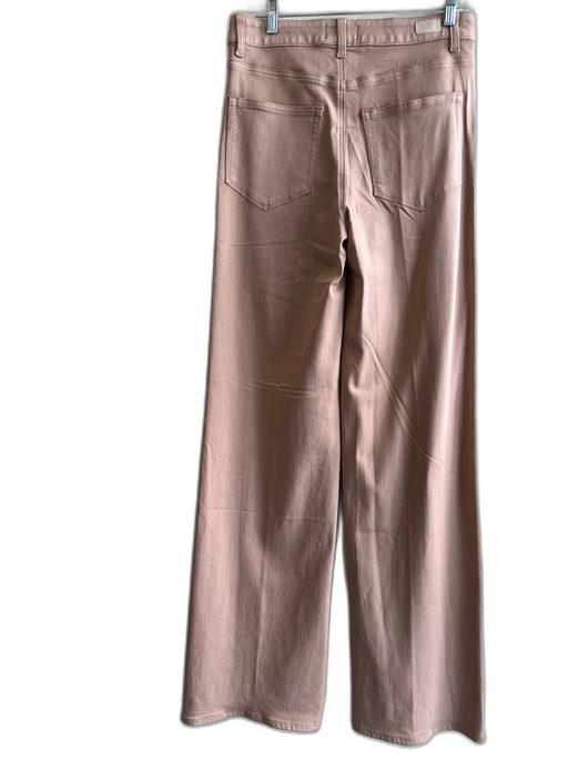 Paige Size 29 Latte Rayon & Cotton 5 Pocket Zip Fly High Rise Straight Leg Jeans Latte / 29