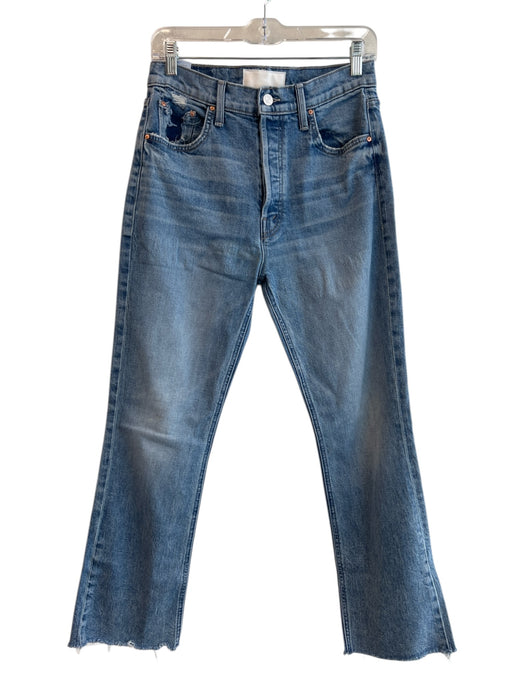 Mother Size 29 Light Wash Cotton Blend 5 Pocket Button Fly High Rise Jeans Light Wash / 29