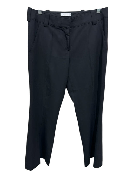 A.L.C. Size 4 Black Viscose Trouser Pants Black / 4