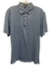 Peter Millar Size M Blue Cotton Striped Polo Men's Short Sleeve Blue / M