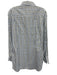 Peter Millar Size L White & Blue Cotton Grid Button Up Men's Long Sleeve Shirt White & Blue / L