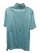 Tiki Size XL Blue & White Cotton Striped Polo Men's Short Sleeve Blue & White / XL