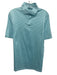 Tiki Size XL Blue & White Cotton Striped Polo Men's Short Sleeve Blue & White / XL