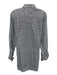 Eton Size L Green & Blue Cotton Plaid Button Up Spread Collar Long Sleeve Shirt Green & Blue / L