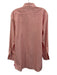 Bruli Size M Pink & White Cotton Striped Button up Men's Long Sleeve Shirt Pink & White / M
