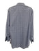 Castangia Size Est M Blue & White Cotton Plaid Button Up Men's Long Sleeve Shirt Blue & White / Est M