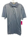 Peter Millar Size S Light blue Cotton Solid Polo Men's Short Sleeve Light blue / S