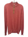 Peter Millar Size M Red Wool Blend Solid Quarter Zip Men's Sweater Red / M