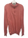 Peter Millar Size M Red Wool Blend Solid Quarter Zip Men's Sweater Red / M