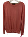 Gran Sasso Size Est M Red Wool Blend Solid Crew Neck Men's Sweater Red / Est M