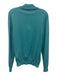 Peter Millar Made in Italy Size L Green Wool Blend Solid Quarter Zip Sweater Green / L